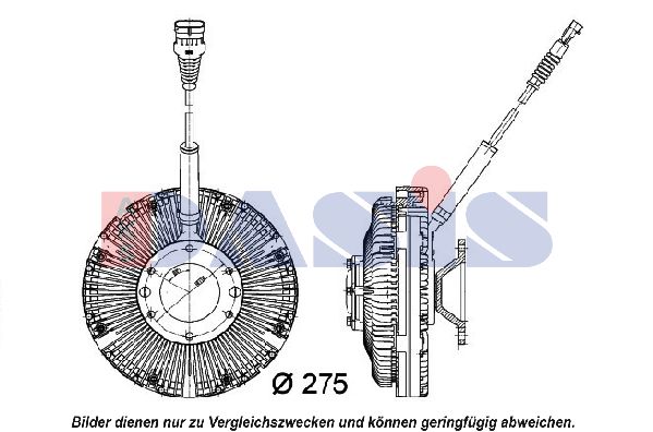 AKS DASIS Sajūgs, Radiatora ventilators 298043N